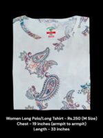 Women's Long Polo/T-shirt (M Size) - 07