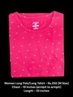 Women's Long Polo/T-shirt (M Size) - 03