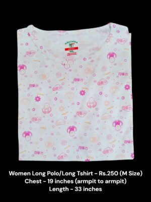 Women's Long Polo/T-shirt (M Size) - 02