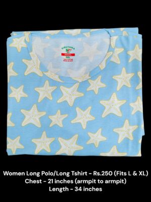 Women's Long Polo/T-shirt (L/XL Size) - 10