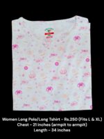 Women's Long Polo/T-shirt (L/XL Size) - 09