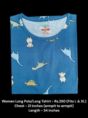 Women's Long Polo/T-shirt (L/XL Size) - 07