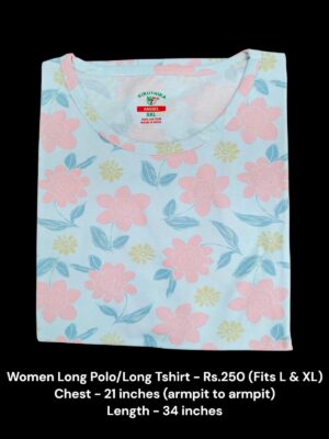 Women's Long Polo/T-shirt (L/XL Size) - 05