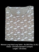 Women's Long Polo/T-shirt (L/XL Size) - 01