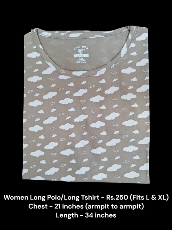Women's Long Polo/T-shirt (L/XL Size) - 01