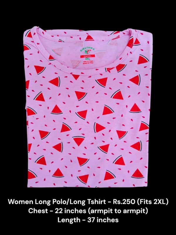 Women's Long Polo/T-shirt (2XL Size) - 10