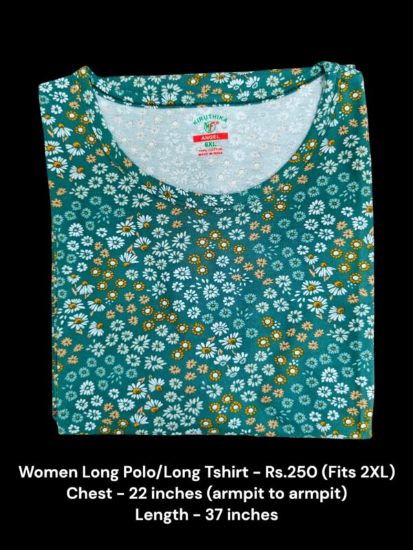 Women's Long Polo/T-shirt (2XL Size) - 09