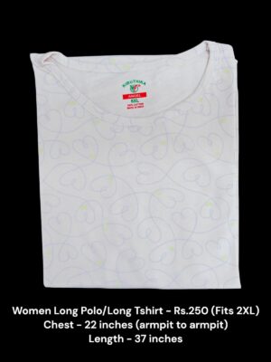 Women's Long Polo/T-shirt (2XL Size) - 07