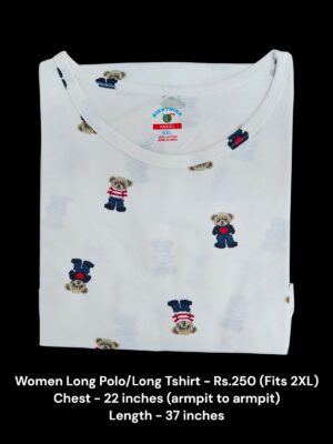 Women's Long Polo/T-shirt (2XL Size) - 06