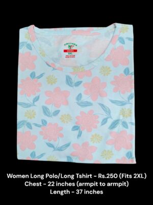 Women's Long Polo/T-shirt (2XL Size) - 05