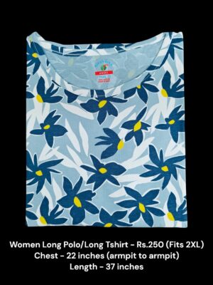 Women's Long Polo/T-shirt (2XL Size) - 02