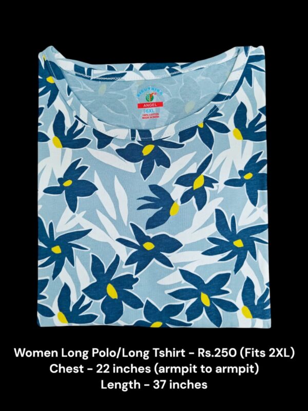 Women's Long Polo/T-shirt (2XL Size) - 02