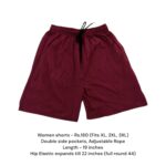 Women Shorts - 20 (XL/2XL/3XL)