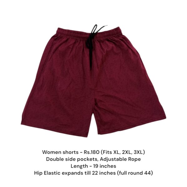 Women Shorts - 20 (XL/2XL/3XL)