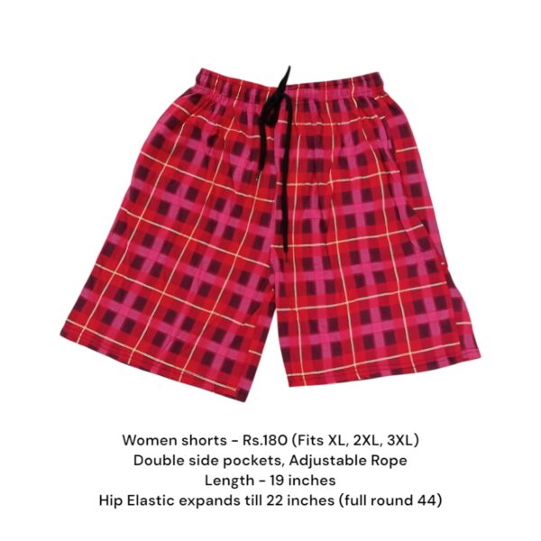 Women Shorts - 19 (XL/2XL/3XL)