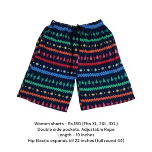 Women Shorts - 15 (XL/2XL/3XL)