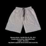 Women Shorts - 14 (XL/2XL/3XL)