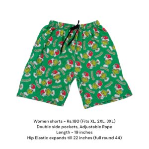 Women Shorts - 09 (XL/2XL/3XL)