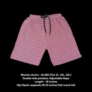 Women Shorts - 07 (XL/2XL/3XL)