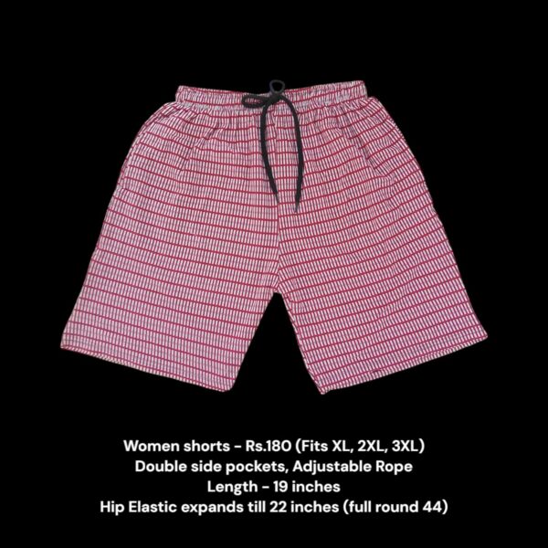Women Shorts - 07 (XL/2XL/3XL)
