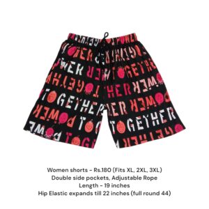 Women Shorts - 06 (XL/2XL/3XL)