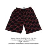 Women Shorts - 05 (XL/2XL/3XL)