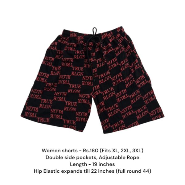 Women Shorts - 05 (XL/2XL/3XL)