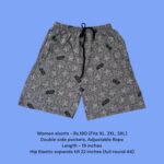 Women Shorts - 03 (XL/2XL/3XL)