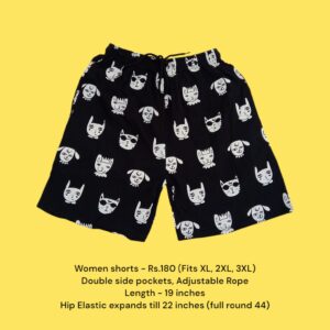 Women Shorts - 04 (XL/2XL/3XL)