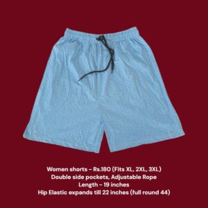 Women Shorts - 02 (XL/2XL/3XL)