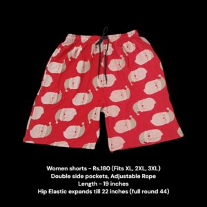 Women Shorts - 01 (XL/2XL/3XL)