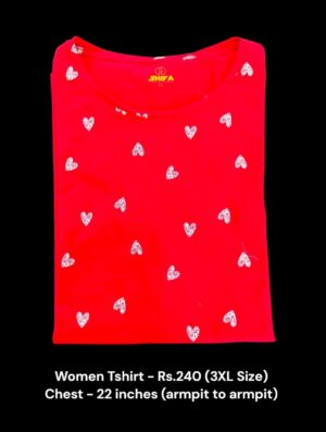 Women T Shirt (3XL Size) - 04