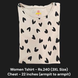 Women T Shirt (3XL Size) - 03
