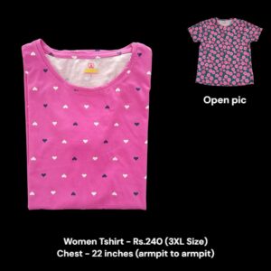 Women T Shirt (3XL Size) - 02