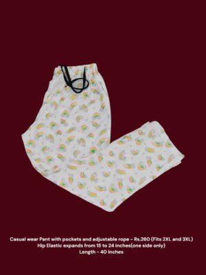 Women's Full Pant (2XL/3XL Size) - 007