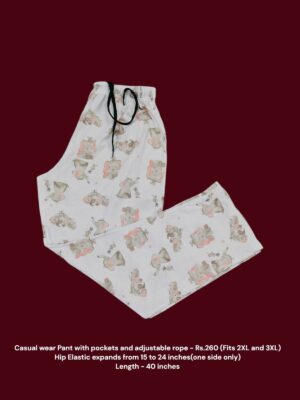 Women's Full Pant (2XL/3XL Size) - 005