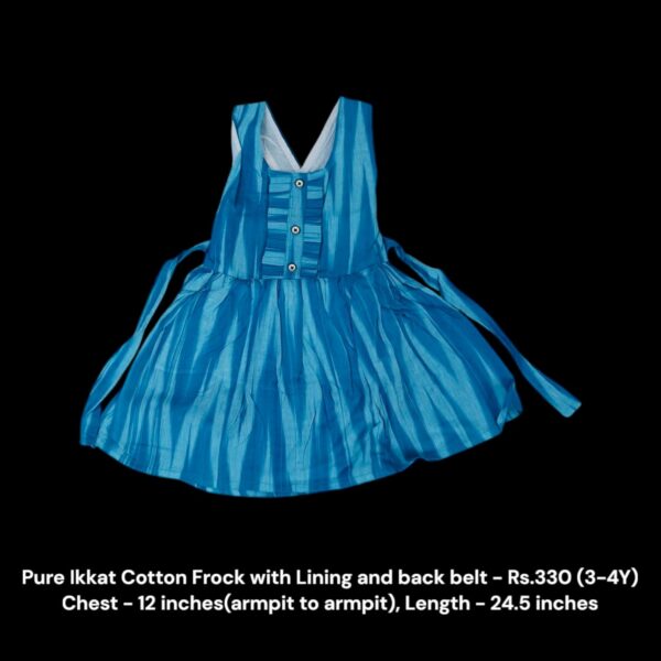 Pure Ikkat Cotton Frock (3-4Y) - KK07