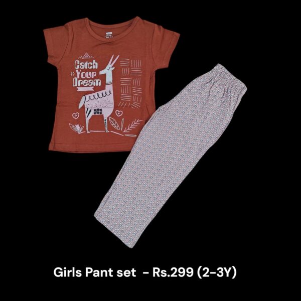 Girls Pant Set - (2-3 Years) - 02