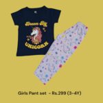 Girls Pant Set - (3-4 Years) - 02
