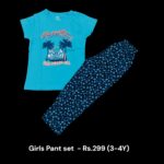 Girls Pant Set - (3-4 Years) - 03