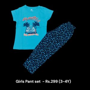 Girls Pant Set - (3-4 Years) - 03
