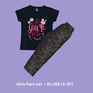 Girls Pant Set - (4-6 Years) - 04