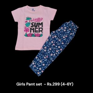 Girls Pant Set - (4-6 Years) - 02