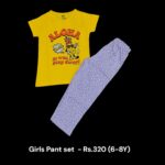 Girls Pant Set - (6-8 Years) - 03