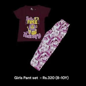 Girls Pant Set - (8-10 Years) - 02
