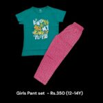Girls Pant Set - (12-14 Years) - 02