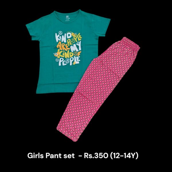 Girls Pant Set - (12-14 Years) - 02