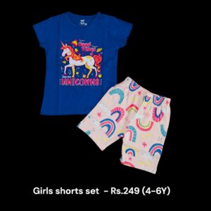 Girls Shorts Set (4-6Y) - 01