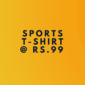 Dark Blue and Orange Minimalist Modern Simple T-shirt Promotion Poster (Ins_20250813_081422_0000