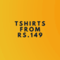 Dark Blue and Orange Minimalist Modern Simple T-shirt Promotion Poster (Ins_20250813_081504_0000
